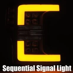 17-19 Ford Super Duty NOVA-Series LED Projector Headlights Chrome -Car Light Shop 17 19 ford super duty nova series led projector headlights chrome 110113