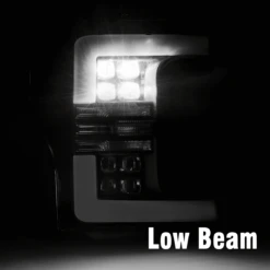 17-19 Ford Super Duty NOVA-Series LED Projector Headlights Chrome -Car Light Shop 17 19 ford super duty nova series led projector headlights chrome 186092