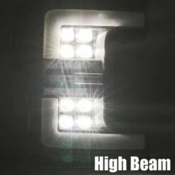 17-19 Ford Super Duty NOVA-Series LED Projector Headlights Chrome -Car Light Shop 17 19 ford super duty nova series led projector headlights chrome 827851