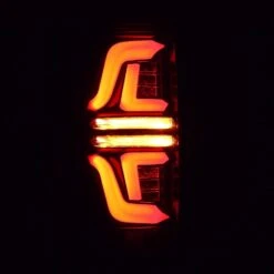 17-19 Ford Super Duty PRO-Series LED Tail Lights Jet Black -Car Light Shop 17 19 ford super duty pro series led tail lights jet black 197978