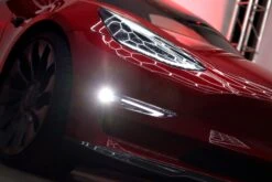 17-23 Tesla Model 3 / 20-24 Model Y DoubleTap Dual Color LED Projector Fog Lights -Car Light Shop 17 23 tesla model 3 20 24 model y doubletap dual color led projector fog lights 519035