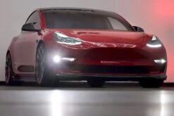 17-23 Tesla Model 3 / 20-24 Model Y DoubleTap Dual Color LED Projector Fog Lights -Car Light Shop 17 23 tesla model 3 20 24 model y doubletap dual color led projector fog lights 561800