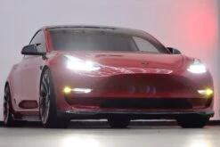 17-23 Tesla Model 3 / 20-24 Model Y DoubleTap Dual Color LED Projector Fog Lights -Car Light Shop 17 23 tesla model 3 20 24 model y doubletap dual color led projector fog lights 667621