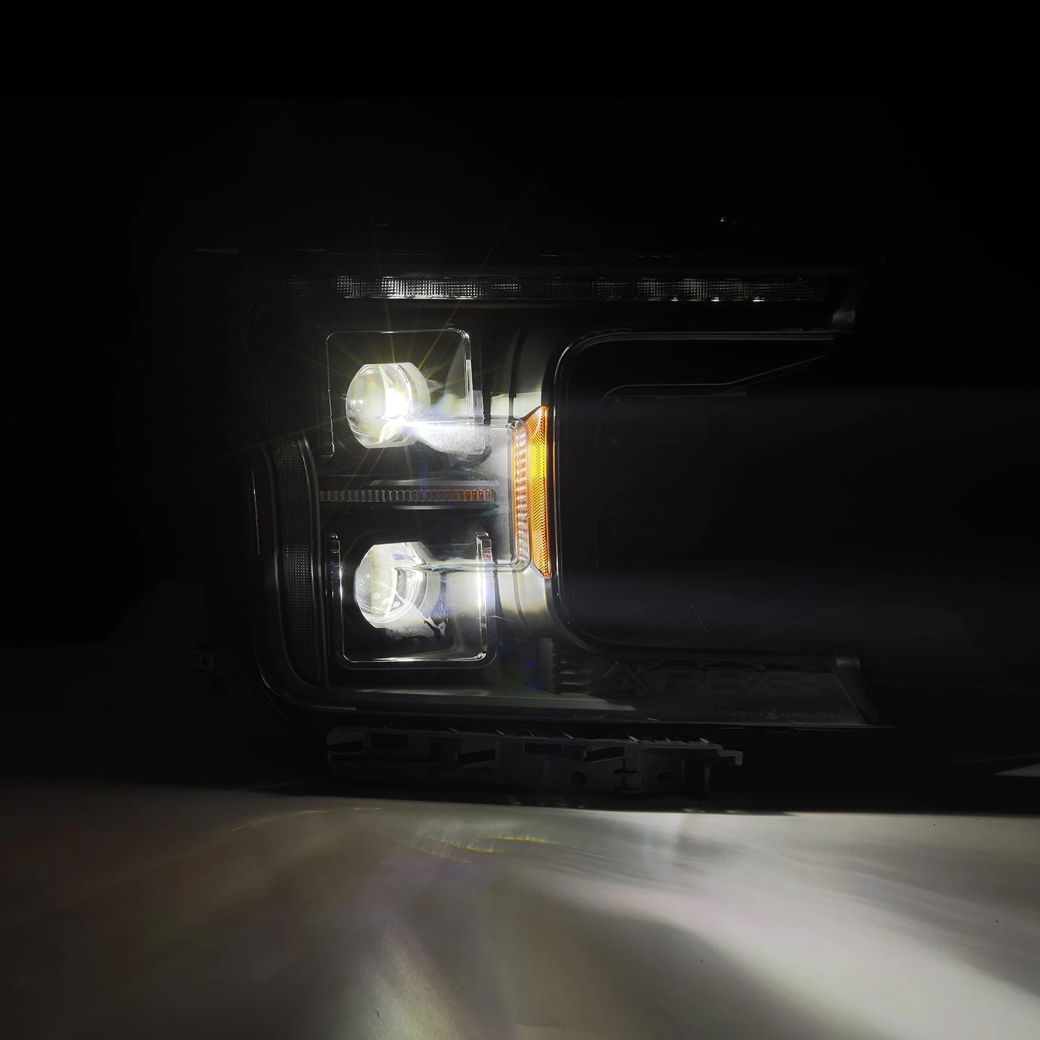 18-20 Ford F150 (MK II 14th Gen Style) LUXX-Series LED Projector Headlights Black 6 18-20 Ford F150 (MK II 14th Gen Style) LUXX-Series LED Projector Headlights Black - Image 4
