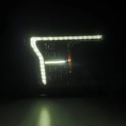 18-20 Ford F150 (MK II 14th Gen Style) NOVA-Series LED Projector Headlights Alpha-Black -Car Light Shop 18 20 ford f150 mk ii 14th gen style nova series led projector headlights alpha black 835037