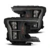 18-20 Ford F150 (MK II 14th Gen Style) NOVA-Series LED Projector Headlights Black