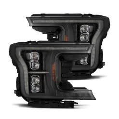 18-20 Ford F150 (MK II 14th Gen Style) NOVA-Series LED Projector Headlights Black