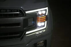 18-20 Ford F150 NOVA-Series LED Projector Headlights Alpha-Black -Car Light Shop 18 20 ford f150 nova series led projector headlights alpha black 246621