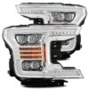 18-20 Ford F150 NOVA-Series LED Projector Headlights Chrome -Car Light Shop 18 20 ford f150 nova series led projector headlights chrome 938592