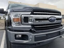 18-20 Ford F150 PRO-Series Halogen Projector Headlights Chrome -Car Light Shop 18 20 ford f150 pro series halogen projector headlights chrome 368465