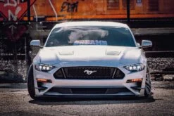 18-23 Ford Mustang MK II NOVA-Series LED Projector Headlights Alpha-Black -Car Light Shop 18 23 ford mustang mk ii nova series led projector headlights alpha black 703215