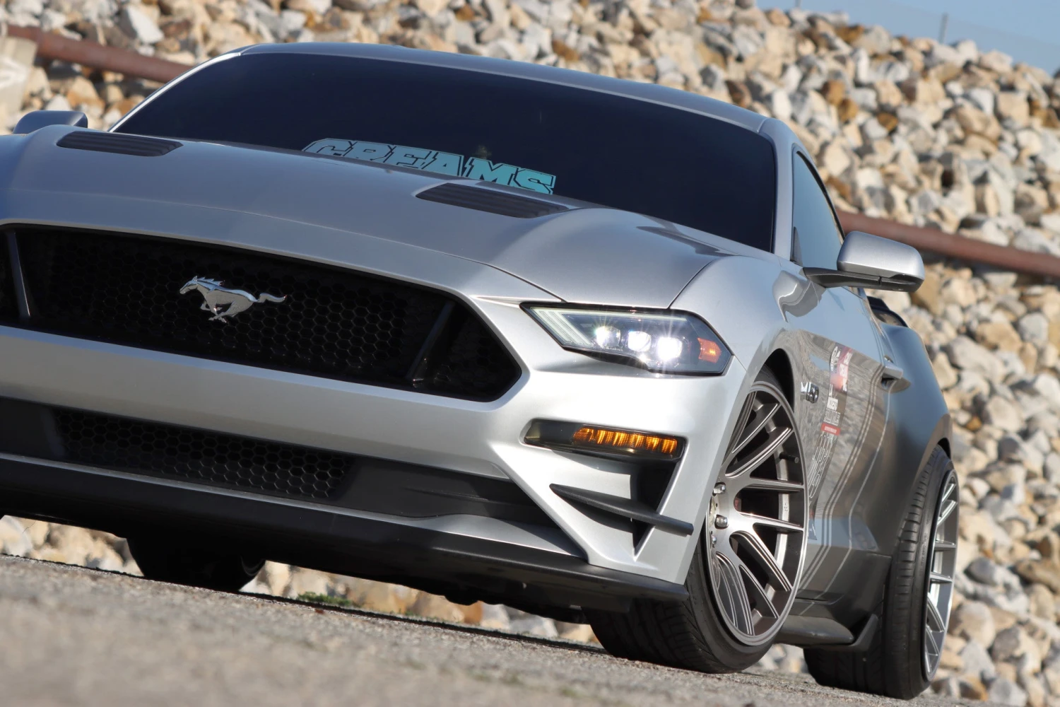 18-23 Ford Mustang NOVA-Series LED Projector Headlights Alpha-Black 4 18-23 Ford Mustang NOVA-Series LED Projector Headlights Alpha-Black - Image 2