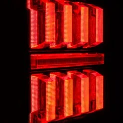 18-24 Jeep Wrangler JL NOVA-Series Prismatic LED Tail Lights Black-Red -Car Light Shop 18 24 jeep wrangler jl nova series prismatic led tail lights black red 269051