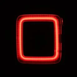 18-24 Jeep Wrangler JL NOVA-Series Prismatic LED Tail Lights Black-Red -Car Light Shop 18 24 jeep wrangler jl nova series prismatic led tail lights black red 375975