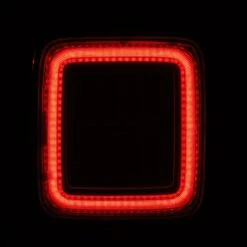 18-24 Jeep Wrangler JL NOVA-Series Prismatic LED Tail Lights Clear -Car Light Shop 18 24 jeep wrangler jl nova series prismatic led tail lights clear 115222