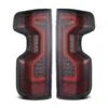19-23 Chevrolet Silverado 1500 / 20-23 Silverado 2500HD/3500HD PRO-Series LED Tail Lights Red Smoke