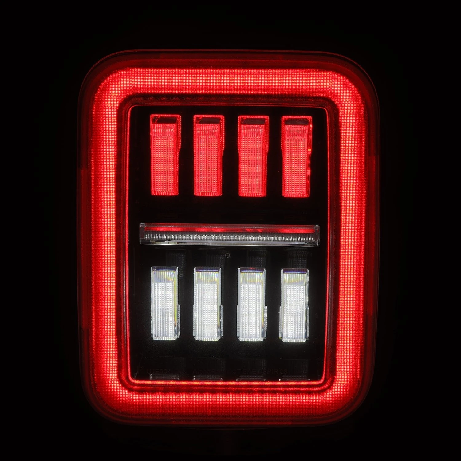 19-24 Jeep Gladiator JT NOVA-Series Prismatic LED Tail Lights Black-Red 12 19-24 Jeep Gladiator JT NOVA-Series Prismatic LED Tail Lights Black-Red - Image 10