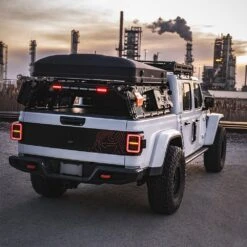 19-24 Jeep Gladiator JT NOVA-Series Prismatic LED Tail Lights Black-Red 22 19-24 Jeep Gladiator JT NOVA-Series Prismatic LED Tail Lights Black-Red -Car Light Shop 19 24 jeep gladiator jt nova series prismatic led tail lights black red 700099