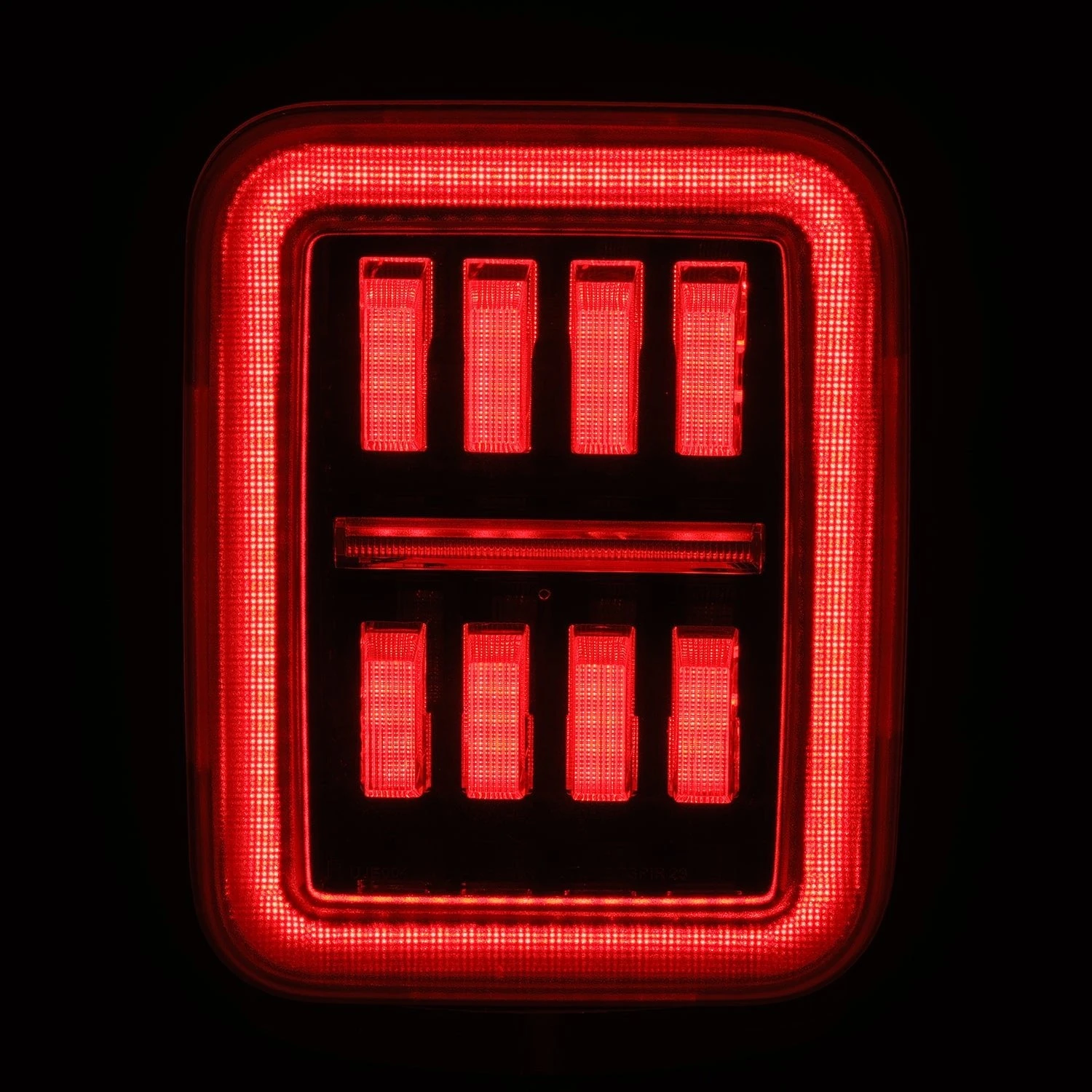 19-24 Jeep Gladiator JT NOVA-Series Prismatic LED Tail Lights Black-Red 10 19-24 Jeep Gladiator JT NOVA-Series Prismatic LED Tail Lights Black-Red - Image 8