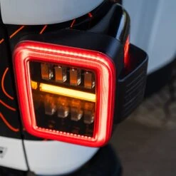 19-24 Jeep Gladiator JT NOVA-Series Prismatic LED Tail Lights Black-Red 23 19-24 Jeep Gladiator JT NOVA-Series Prismatic LED Tail Lights Black-Red -Car Light Shop 19 24 jeep gladiator jt nova series prismatic led tail lights black red 958985