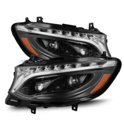 19-24 Mercedes-Benz Sprinter LUXX-Series LED Projector Headlights Alpha-Black