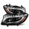 19-24 Mercedes-Benz Sprinter LUXX-Series LED Projector Headlights Black -Car Light Shop 19 24 mercedes benz sprinter luxx series led projector headlights black 666297