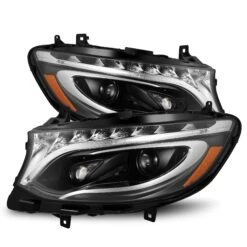 19-24 Mercedes-Benz Sprinter LUXX-Series LED Projector Headlights Black