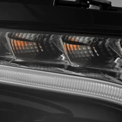 19-24 Mercedes-Benz Sprinter NOVA-Series LED Projector Headlights Alpha-Black -Car Light Shop 19 24 mercedes benz sprinter nova series led projector headlights alpha black 278870