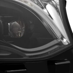 19-24 Mercedes-Benz Sprinter NOVA-Series LED Projector Headlights Alpha-Black -Car Light Shop 19 24 mercedes benz sprinter nova series led projector headlights alpha black 641072