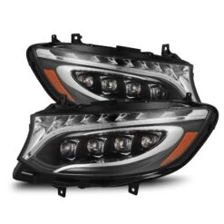 19-24 Mercedes-Benz Sprinter NOVA-Series LED Projector Headlights Black