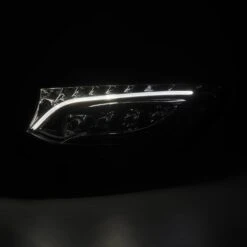 19-24 Mercedes-Benz Sprinter NOVA-Series LED Projector Headlights Black -Car Light Shop 19 24 mercedes benz sprinter nova series led projector headlights black 337994