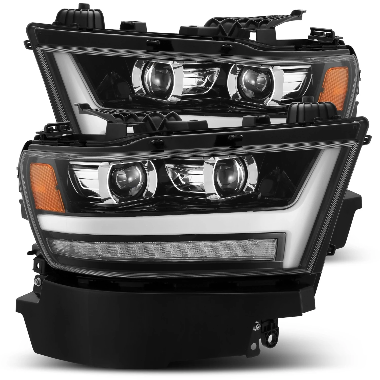 19-24 Ram 1500 LUXX-Series LED Projector Headlights Jet Black 3 19-24 Ram 1500 LUXX-Series LED Projector Headlights Jet Black