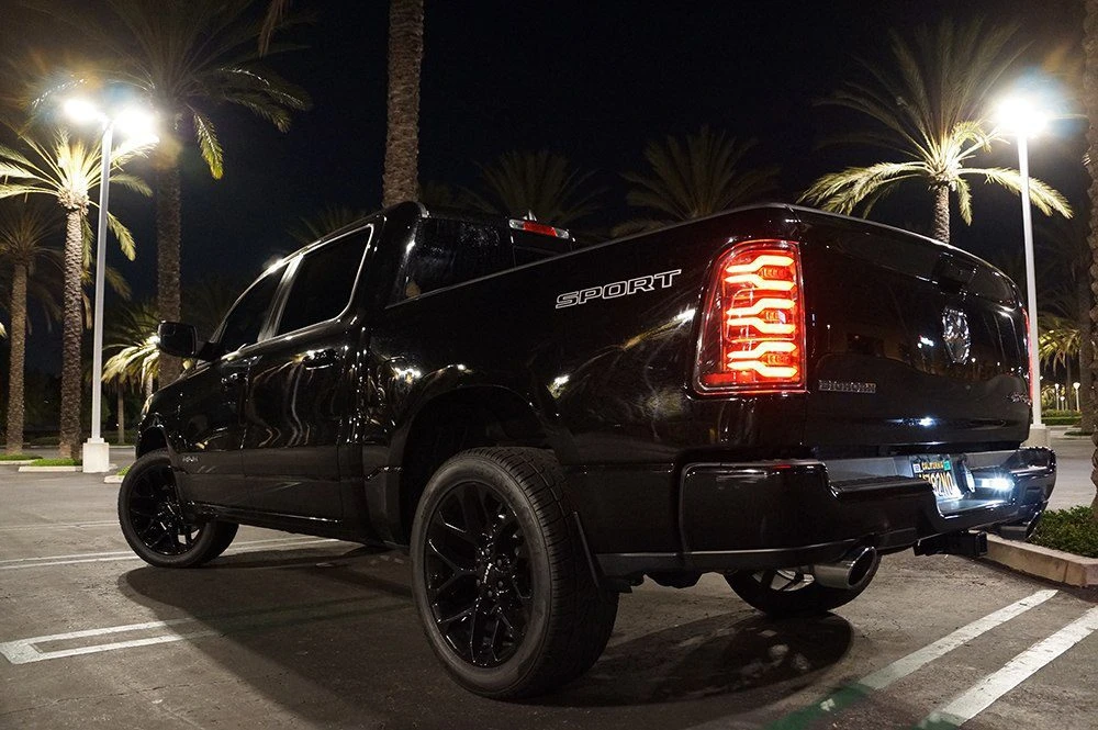 19-24 Ram 1500 LUXX-Series LED Tail Lights Black 7 19-24 Ram 1500 LUXX-Series LED Tail Lights Black - Image 5