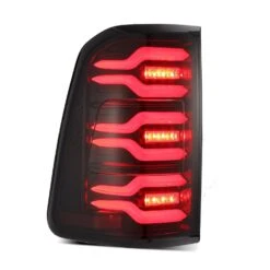 19-24 Ram 1500 LUXX-Series LED Tail Lights Black-Red -Car Light Shop 19 24 ram 1500 luxx series led tail lights black red 553206