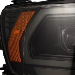 19-24 Ram 1500 (MK II 2500 Style) LUXX-Series LED Projector Headlights Alpha-Black -Car Light Shop 19 24 ram 1500 mk ii 2500 style luxx series led projector headlights alpha black 354446