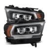 19-24 Ram 1500 (MK II 2500 Style) LUXX-Series LED Projector Headlights Black -Car Light Shop 19 24 ram 1500 mk ii 2500 style luxx series led projector headlights black 466490