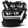 19-24 Ram 1500 PRO-Series Halogen Projector Headlights Black -Car Light Shop 19 24 ram 1500 pro series halogen projector headlights black 460869