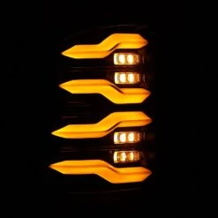 19-24 Ram 2500/3500 LUXX-Series LED Tail Lights Alpha-Black -Car Light Shop 19 24 ram 25003500 luxx series led tail lights alpha black 121142