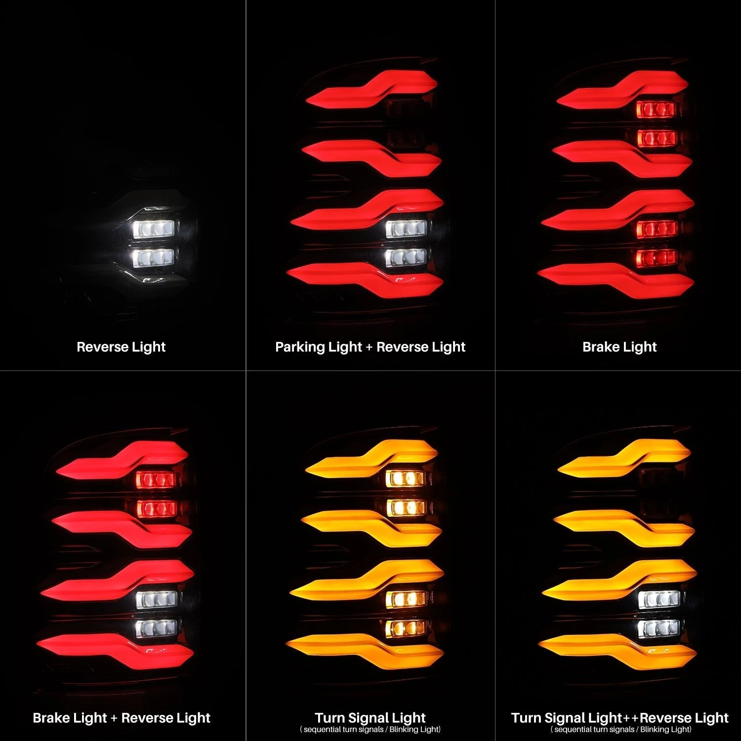 19-24 Ram 2500/3500 LUXX-Series LED Tail Lights Black 6 19-24 Ram 2500/3500 LUXX-Series LED Tail Lights Black - Image 4