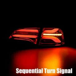 20-24 Tesla Model Y (With Stock Amber Turn Signal) PRO-Series LED Tail Lights Jet Black -Car Light Shop 20 24 tesla model y with stock amber turn signal pro series led tail lights jet black 449919