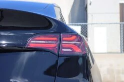 20-24 Tesla Model Y (With Stock Amber Turn Signal) PRO-Series LED Tail Lights Red Smoke -Car Light Shop 20 24 tesla model y with stock amber turn signal pro series led tail lights red smoke 930441