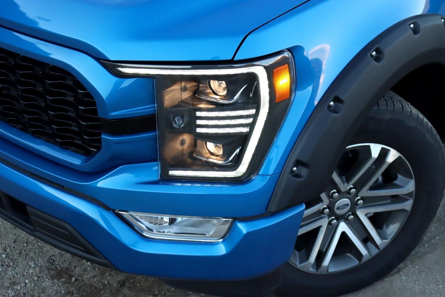 21-23 Ford F150 PRO-Series Halogen Projector Headlights Black 5 21-23 Ford F150 PRO-Series Halogen Projector Headlights Black - Image 3