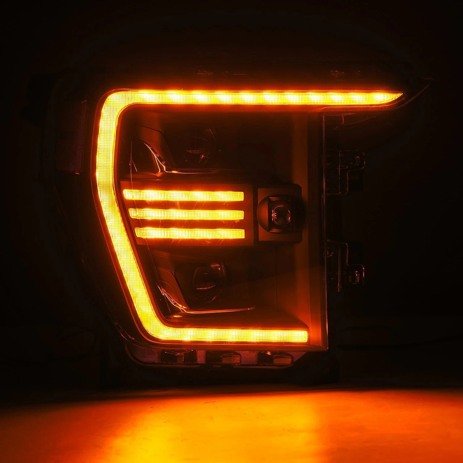 21-23 Ford F150 PRO-Series Halogen Projector Headlights Black 14 21-23 Ford F150 PRO-Series Halogen Projector Headlights Black - Image 12