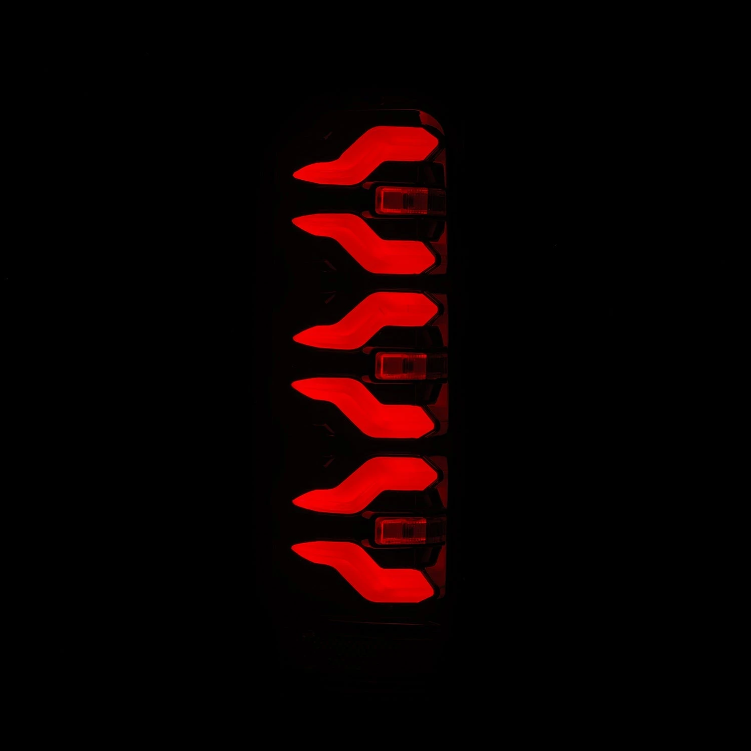 87-96 Ford F-Series/Bronco LUXX-Series LED Tail Lights Black Red 5 87-96 Ford F-Series/Bronco LUXX-Series LED Tail Lights Black Red - Image 3