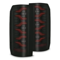 87-96 Ford F-Series/Bronco LUXX-Series LED Tail Lights Black Red