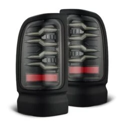 94-01 Dodge Ram 1500/94-02 Ram 2500/3500 LUXX-Series LED Tail Lights Alpha-Black