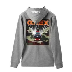 AlphaRex Cali-Light Zip Up Hoodie Grey -Car Light Shop alpharex cali light zip up hoodie grey 773062