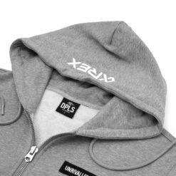 AlphaRex Cali-Light Zip Up Hoodie Grey -Car Light Shop alpharex cali light zip up hoodie grey 828056