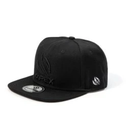 AlphaRex Embroidered Snapback All Black