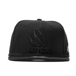 AlphaRex Embroidered Snapback All Black -Car Light Shop alpharex embroidered snapback all black 823143